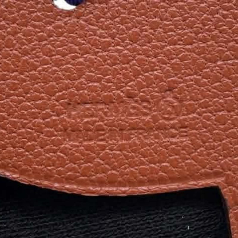 Hermès Petit H Hermine Cacao / Cuivre Trillo Bag Charm thumbnail