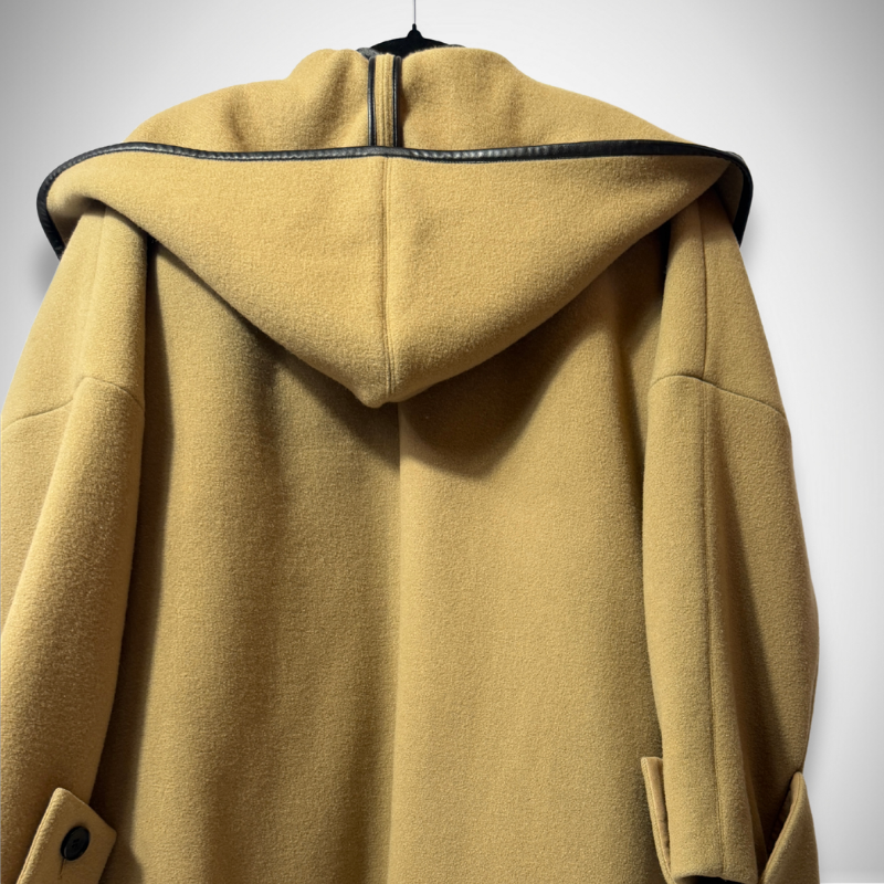 United Tokyo Scope Layered Cape Piping Coat in Camel thumbnail