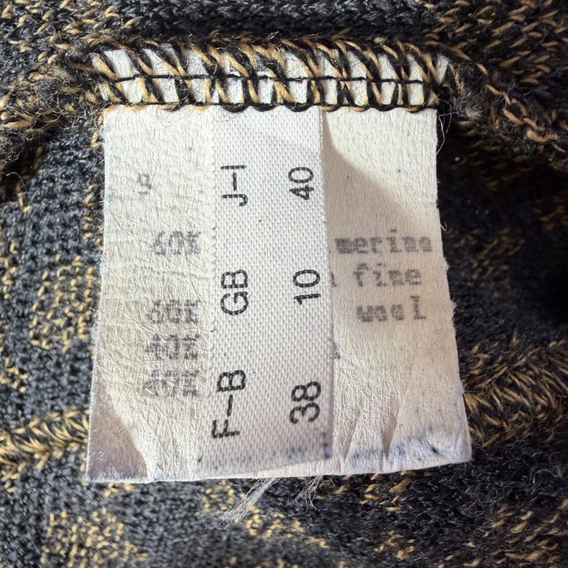 Fendi Vintage Maglia Leopard Metallic Knit Twin Set Cardigan & Shell Top thumbnail