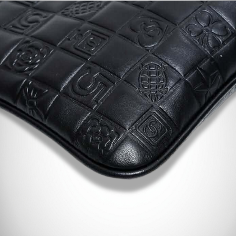 Chanel No. 8 (2003 - 2004) Lambskin Icon Motif Chain Shoulder Bag thumbnail