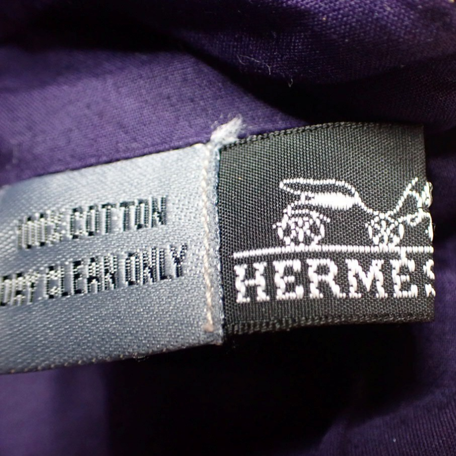 Hermès Amedaba Cabas Navy Tote Bag GM thumbnail