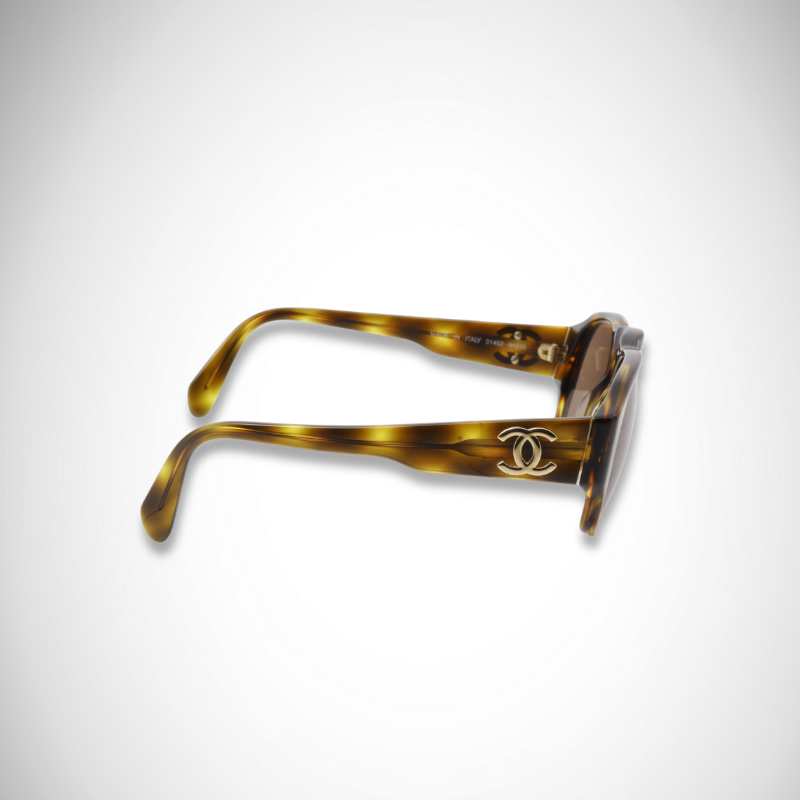 Chanel Vintage 01452 91235 Tortoise Brown Sunglasses alternate view