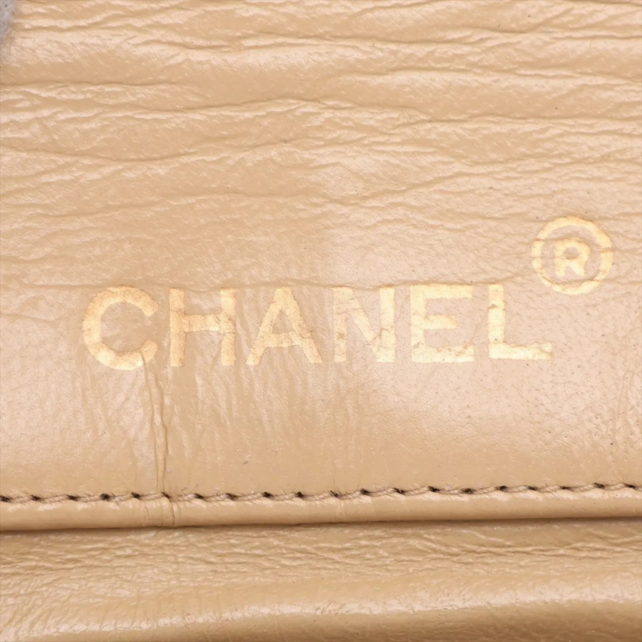 Chanel Rare Vintage Quilted Lambskin Mini Classic Single Flap Bag in Beige Gold Hardware thumbnail