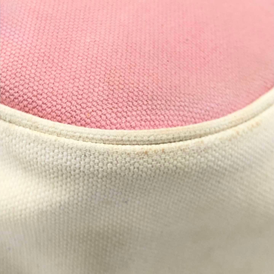 Chanel Canvas Marshmallow Coco Mark Tote Bag Soft Pink/White thumbnail