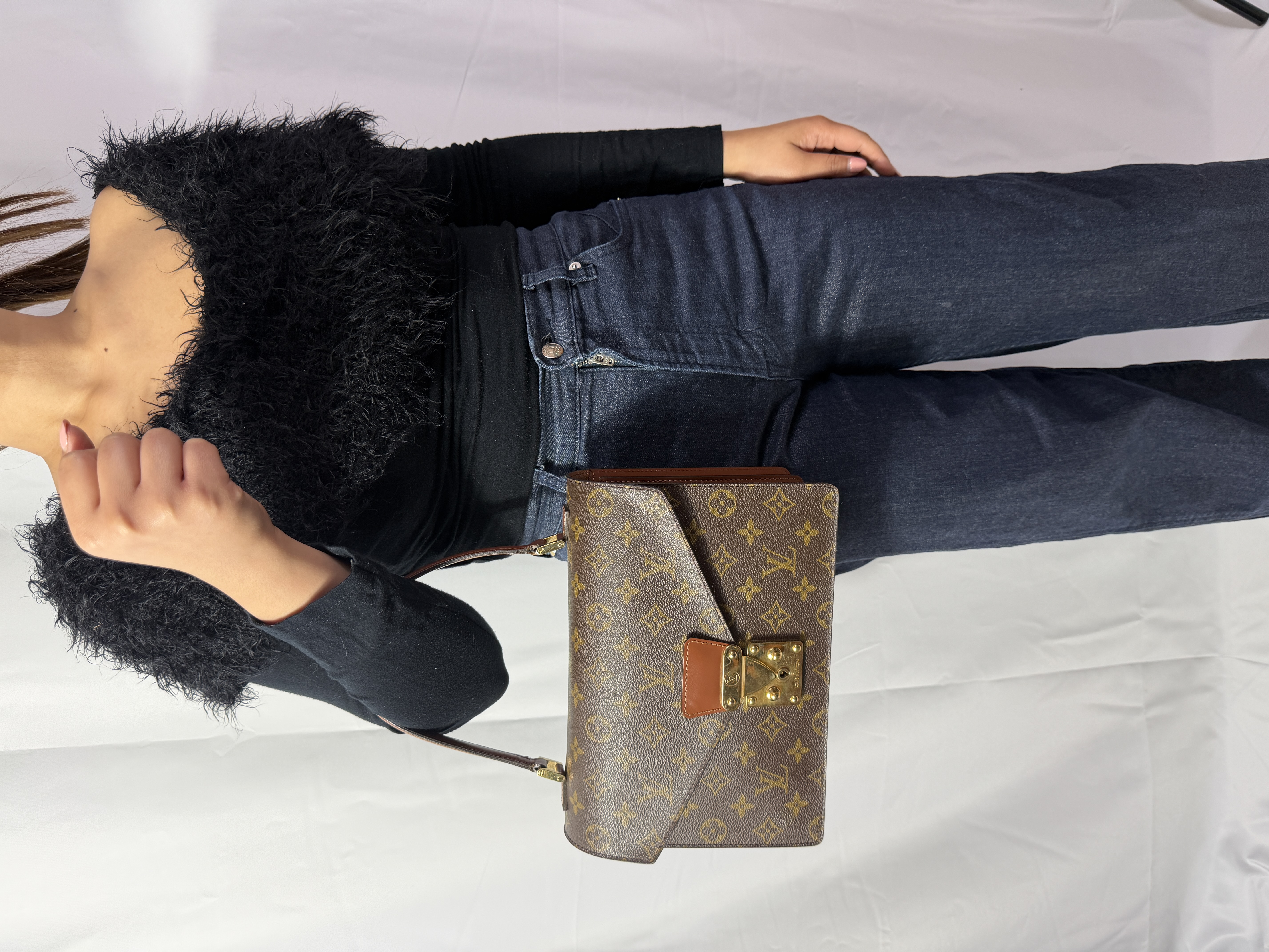 Louis Vuitton Monogram Concorde Handbag with key thumbnail