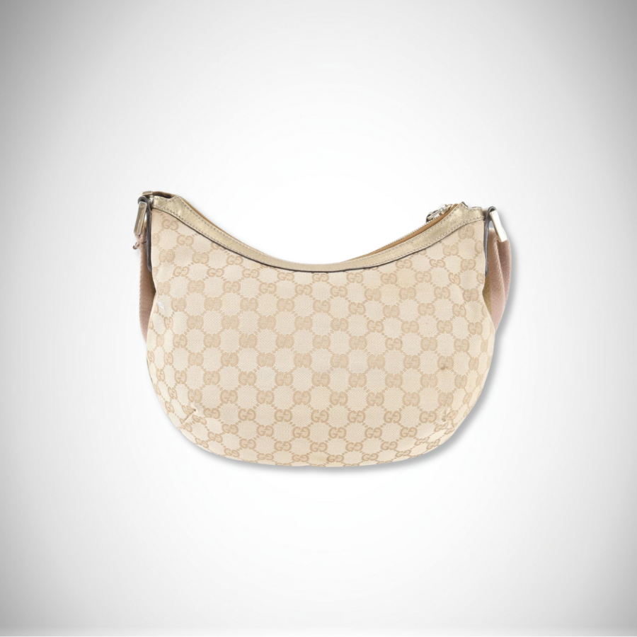 Gucci Vintage Archival GG Canvas Sherry Line Shoulder Bag Pink/Beige alternate view