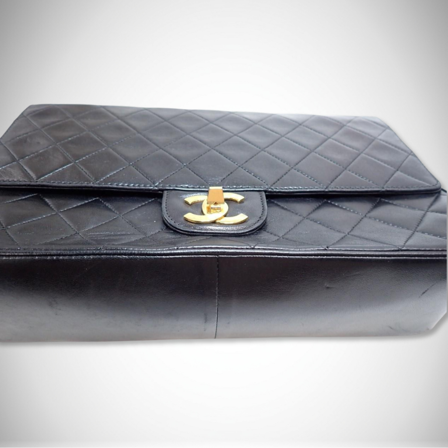 Chanel Rare Vintage Classic Medium Double Flap Bag (All-Chain Strap) thumbnail