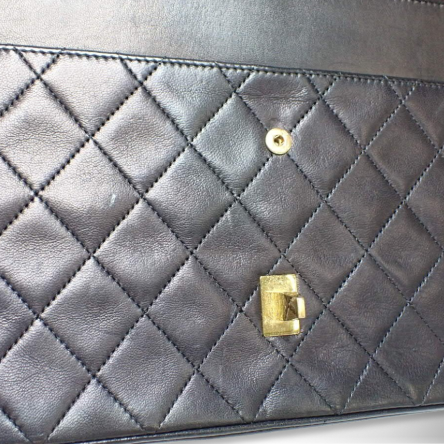 Chanel Rare Vintage Classic Medium Double Flap Bag (Bijoux All-Chain Strap) thumbnail