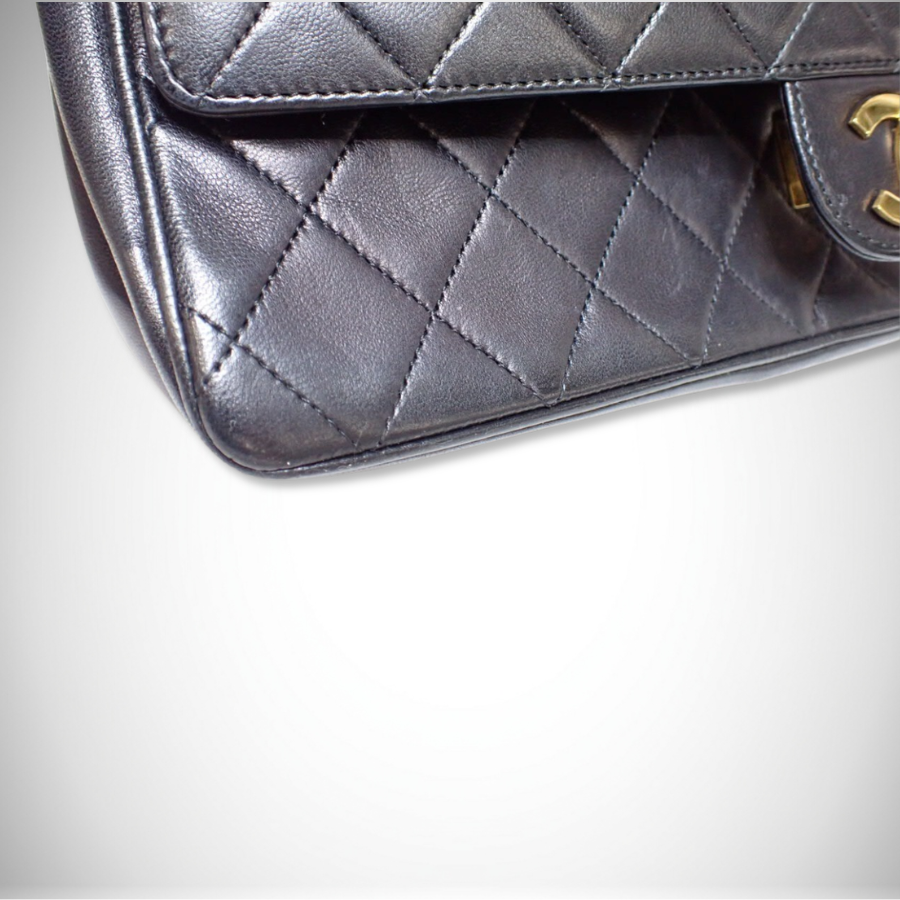 Chanel Rare Vintage Classic Medium Double Flap Bag (Bijoux All-Chain Strap) thumbnail