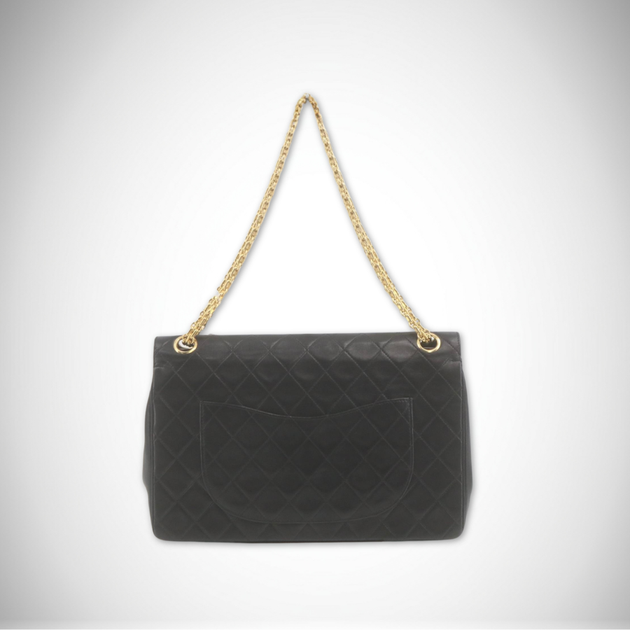 Chanel Rare Vintage Classic Medium Double Flap Bag (Bijoux All-Chain Strap) thumbnail