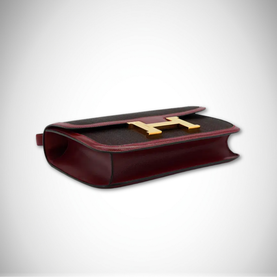 Hermès Constance 24 Rouge H Crinoline & Box Calf – 1978 alternate view