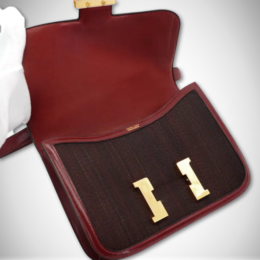 Hermès Constance 24 Rouge H Crinoline & Box Calf – 1978 thumbnail