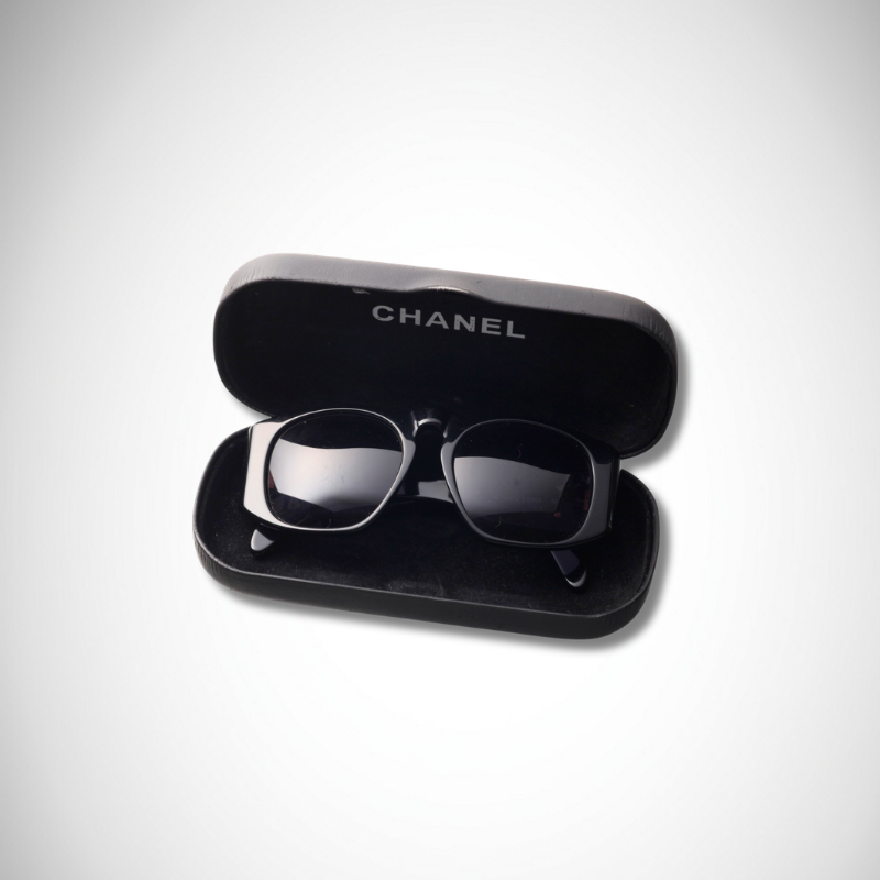 Chanel Vintage 0003 10 Coco Mark Matelassé Sunglasses alternate view