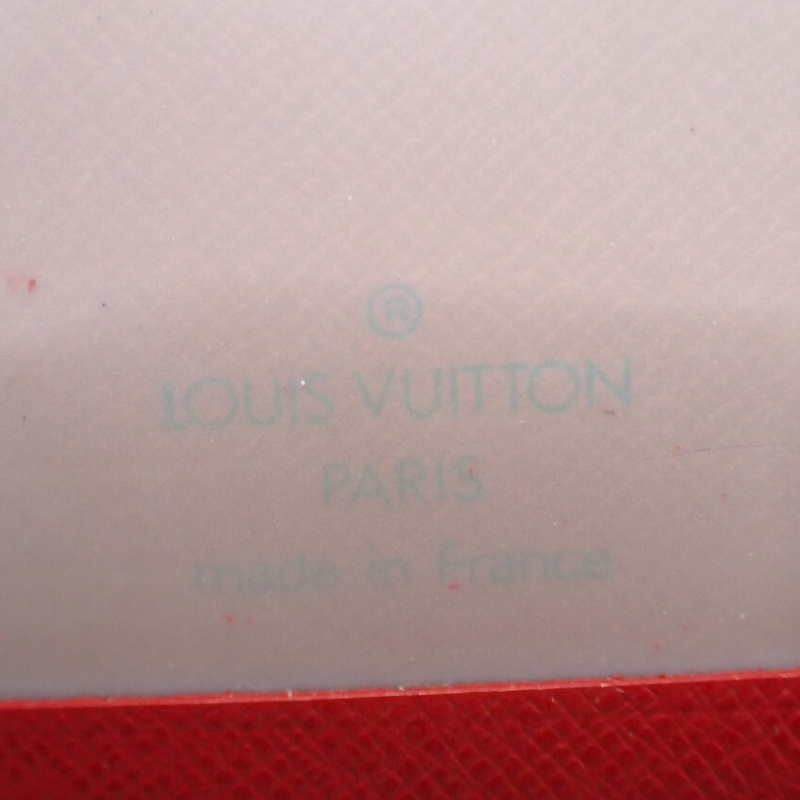 Louis Vuitton Porte 2 Cartes Vertical Pass Case in Red Epi Leather thumbnail