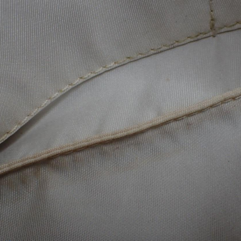 Chanel Travel Line Nylon Zip Wristlet in Beige thumbnail