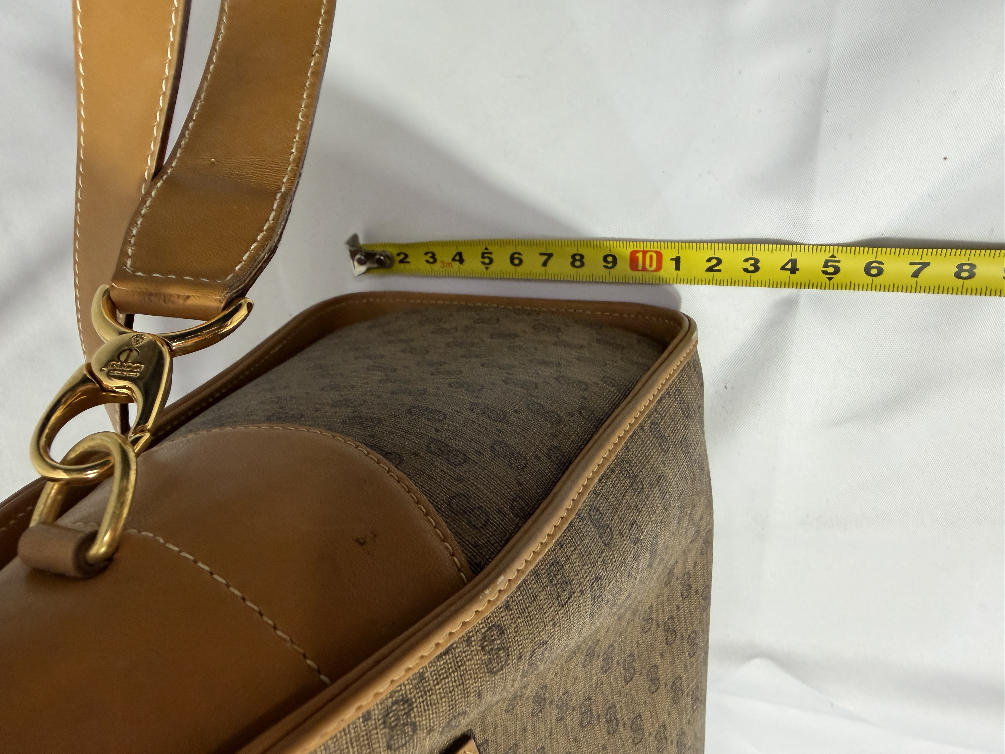 Vintage Gucci Micro GG Canvas Top Handle Tote Bag thumbnail