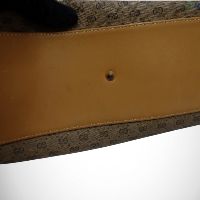 Vintage Gucci Micro GG Canvas Top Handle Tote Bag thumbnail