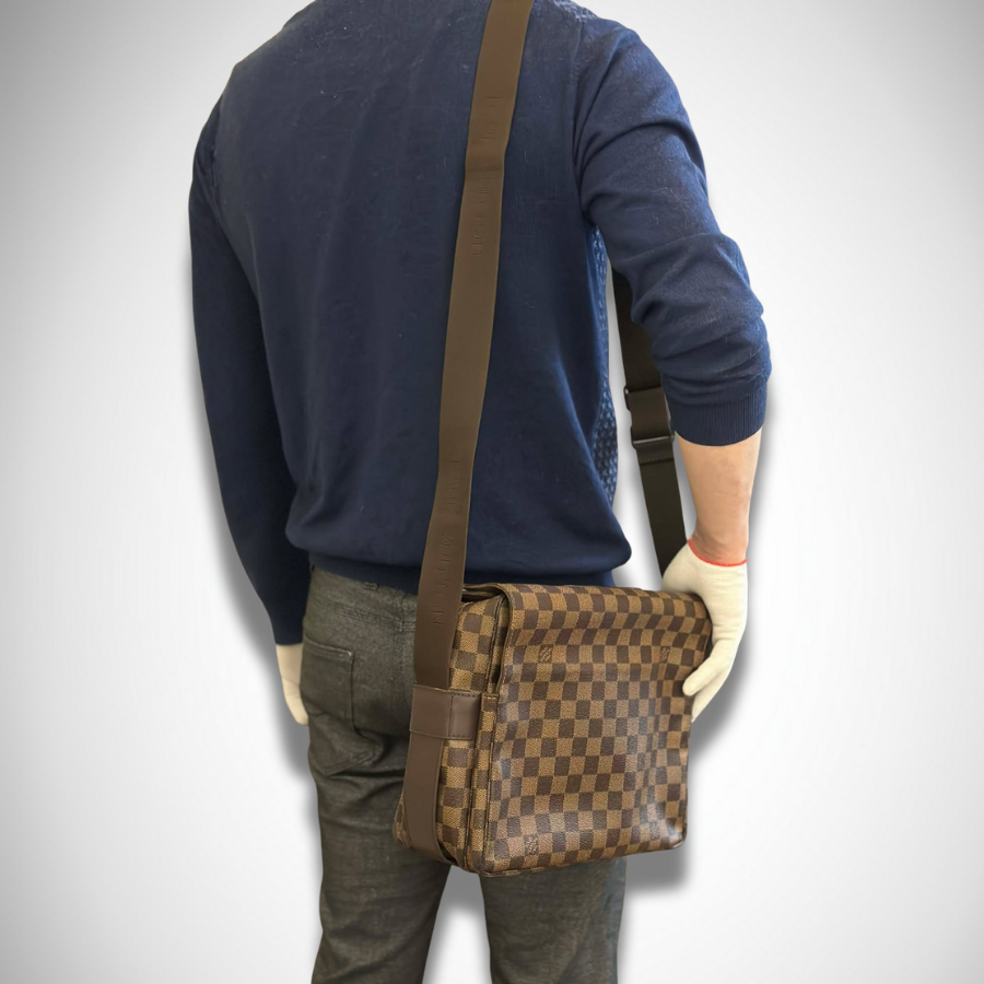 Louis Vuitton Damier Naviglio N45255 TH0076 Brown thumbnail