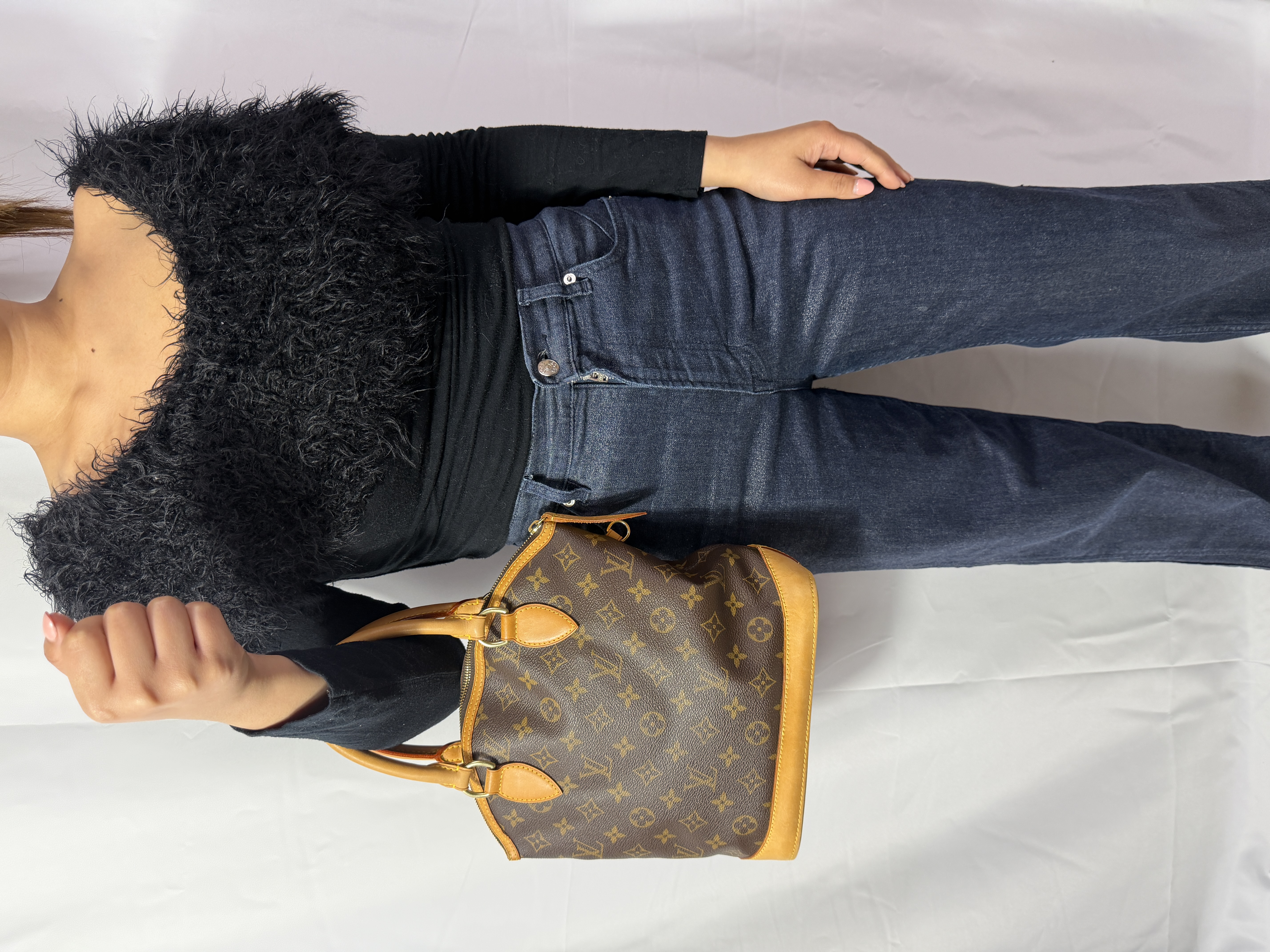 Louis Vuitton Monogram Lockit M40102 FL0046 Brown thumbnail