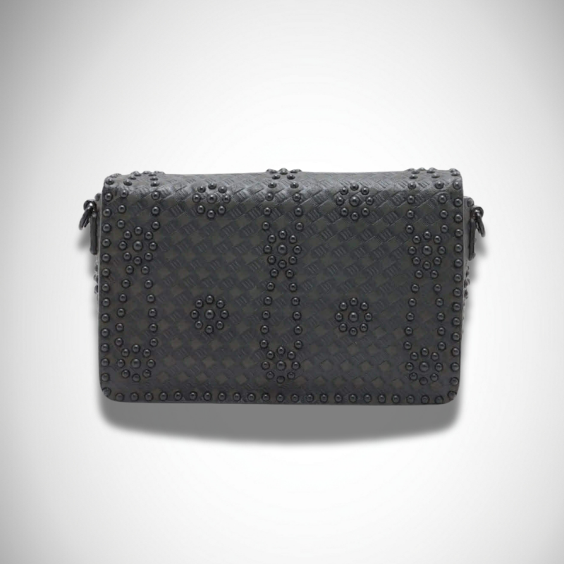 Dior Rare Archival Dio(r)evolution Leather Shoulder Bag Black alternate view