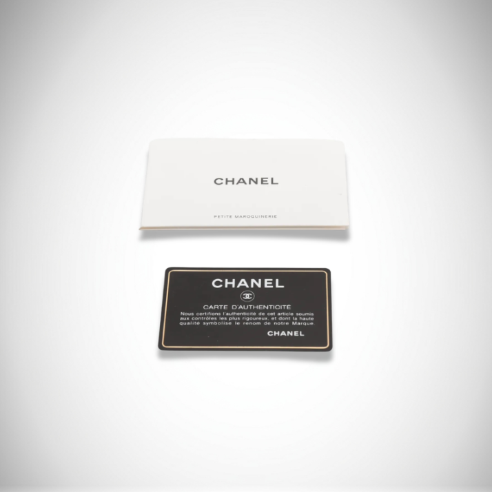 Chanel Archival Caviar Quilted Small Clutch in Light Blue thumbnail
