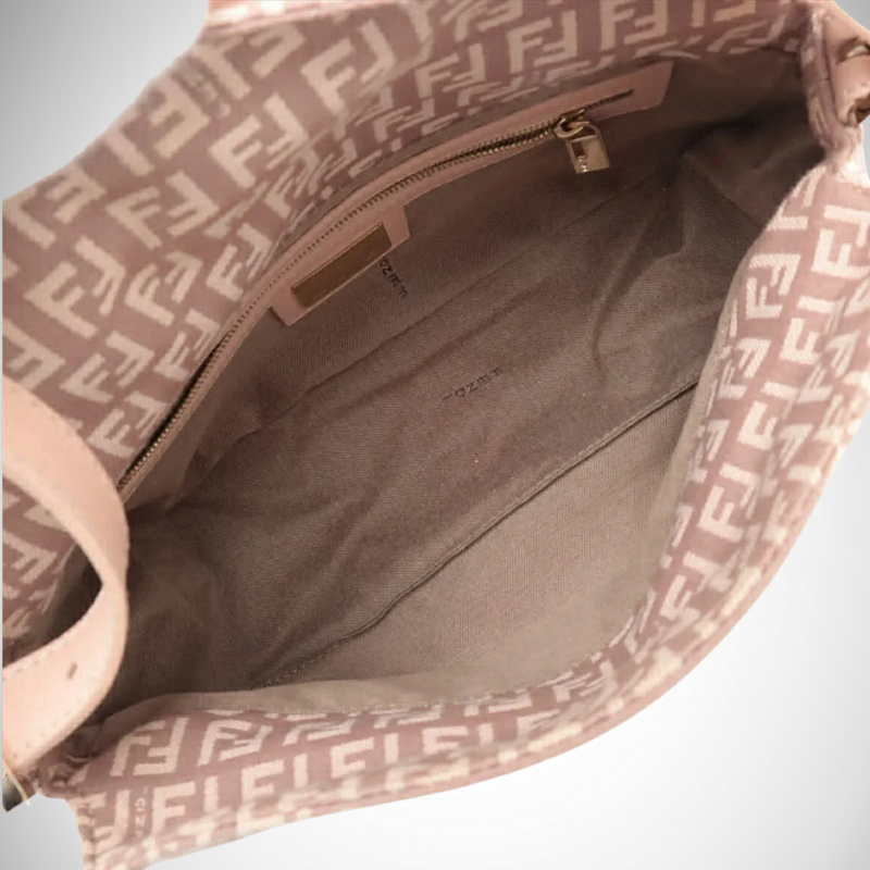 Fendi Zucchino Mamma Baguette Shoulder Bag thumbnail