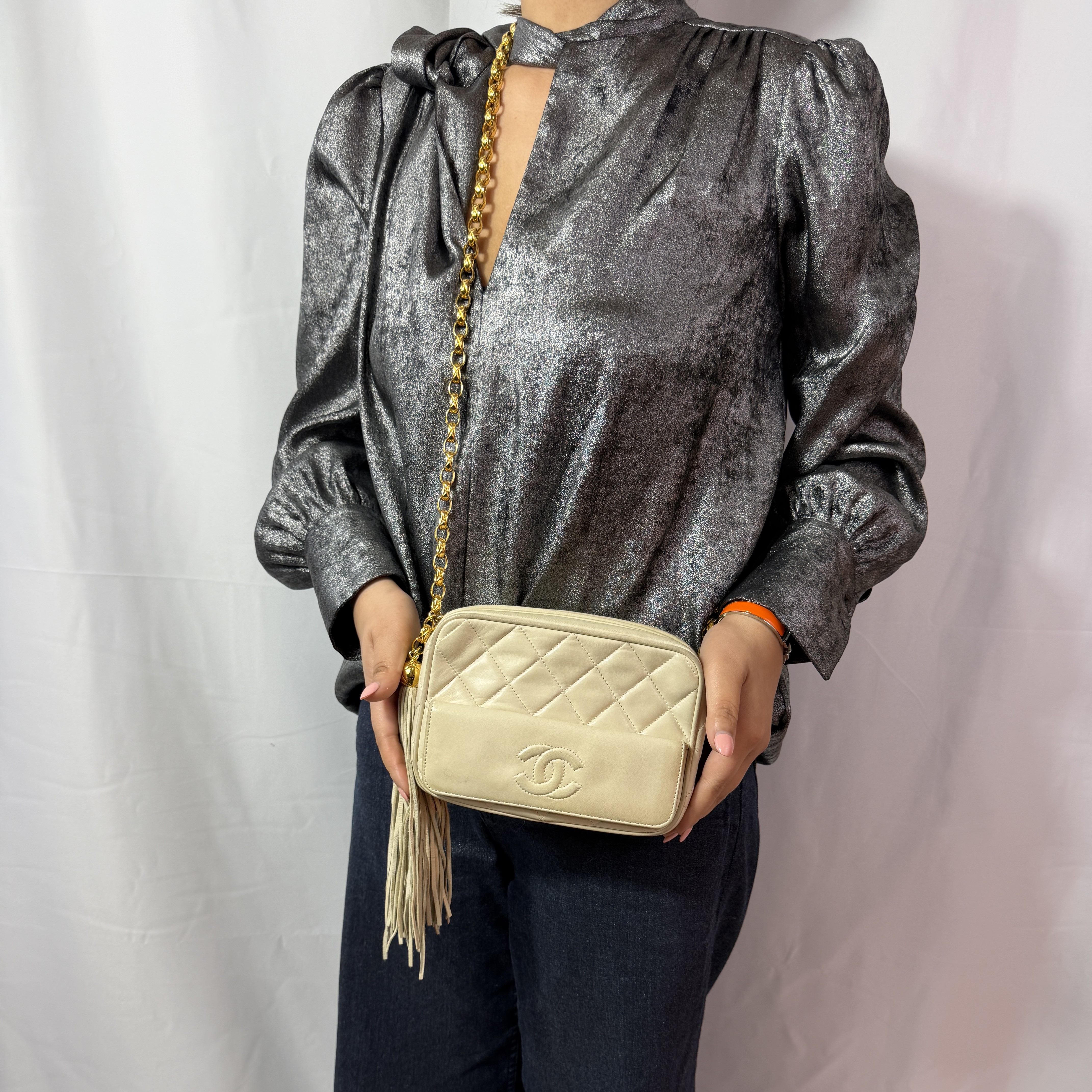 Chanel Vintage Lambskin Camera Bag thumbnail