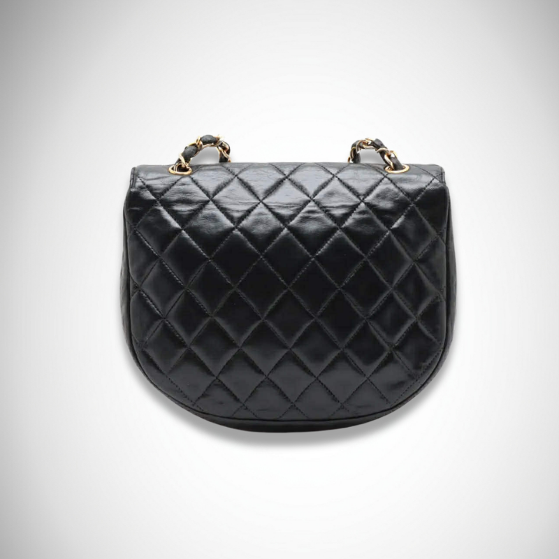Chanel Vintage Archival Matelassé Round Flap Bag alternate view