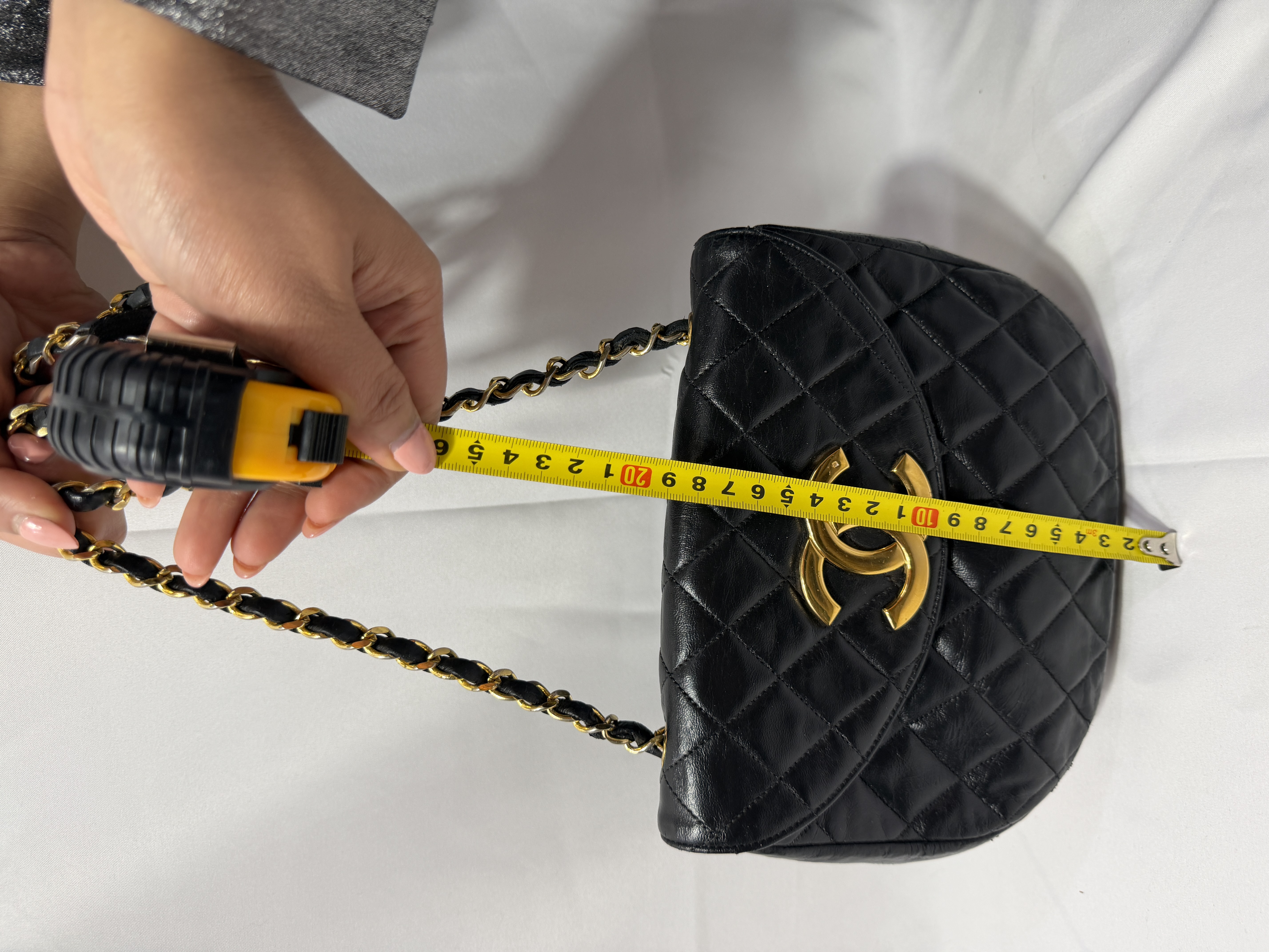 Chanel Vintage Matelassé Round Flap Bag thumbnail