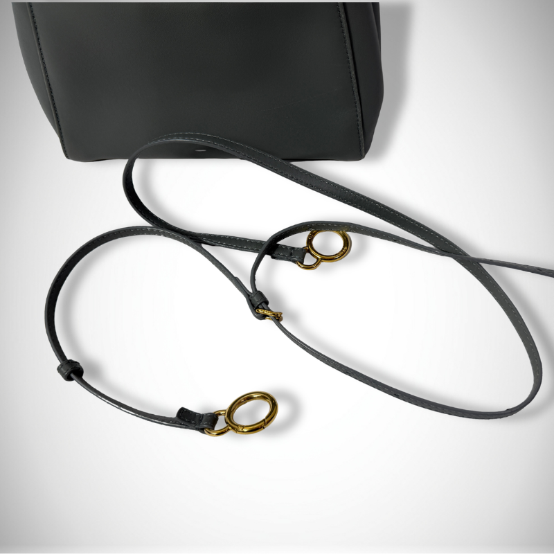 Fendi Peekaboo Mini 3-Colors Leather Top Handle Bag with Detachable Shoulder Strap thumbnail