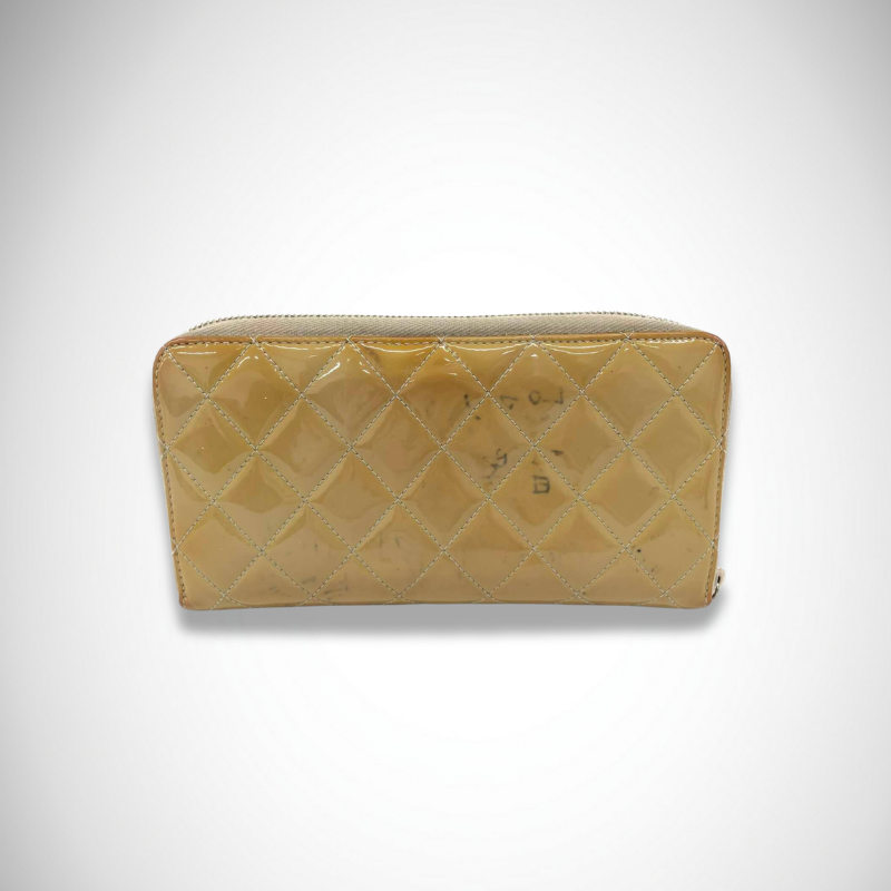 Chanel Archival Matelassé Round Zip Long Wallet 16 alternate view