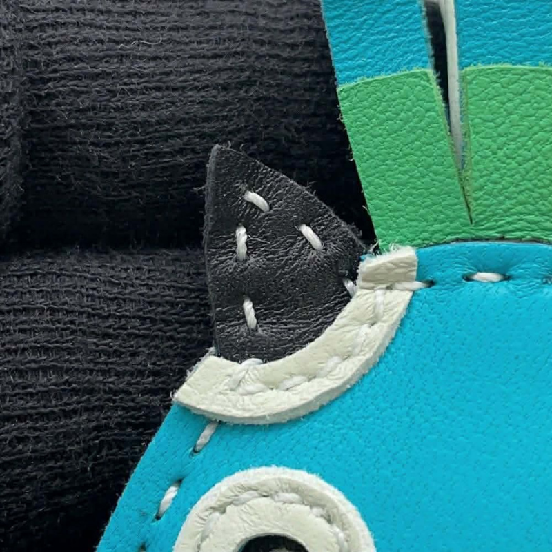 Hermès Multicolor GeeGee Camail Bag Charm thumbnail