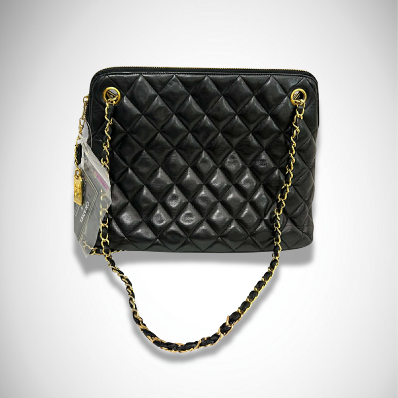 Chanel Vintage Quilted Chain Shoulder Bag