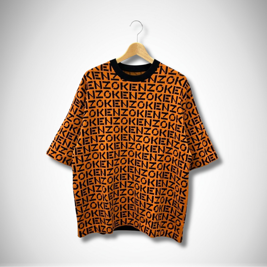 Kenzo Sport Oversize Monogram Short Sleeve Top