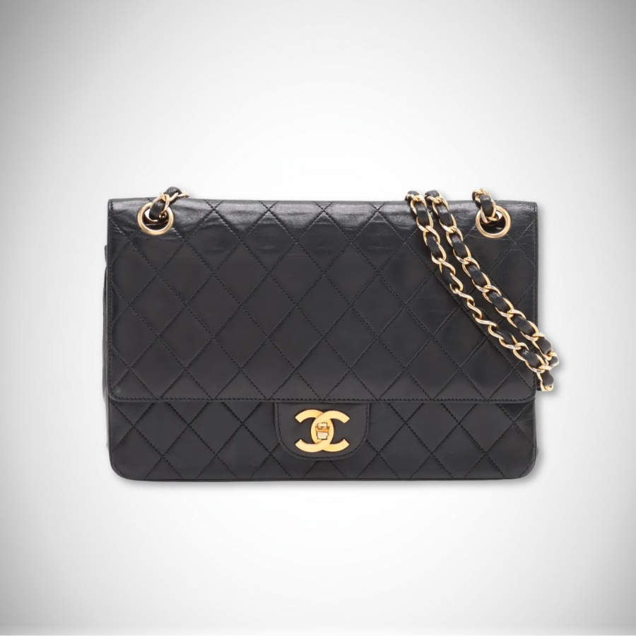 Chanel Medium Classic Flap Quilted Lambskin Leather