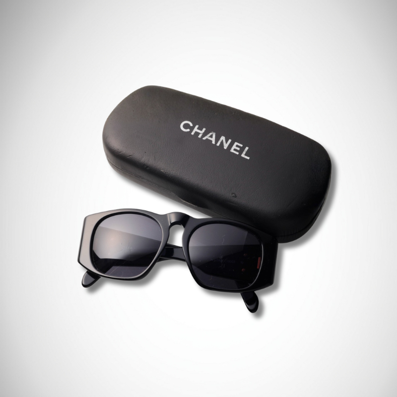Chanel Vintage 0003 10 Coco Mark Matelassé Sunglasses