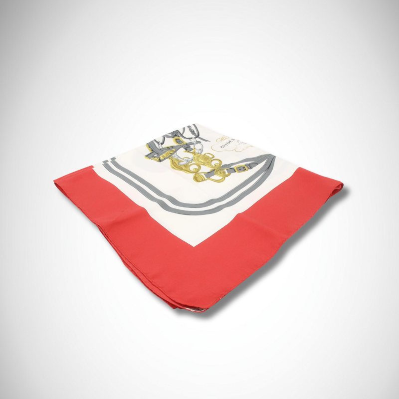 Hermès Vintage Archival Brides de Gala Silk Scarf 90